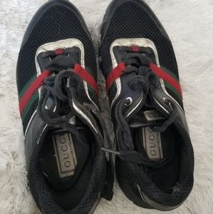 Black Gucci sneakers